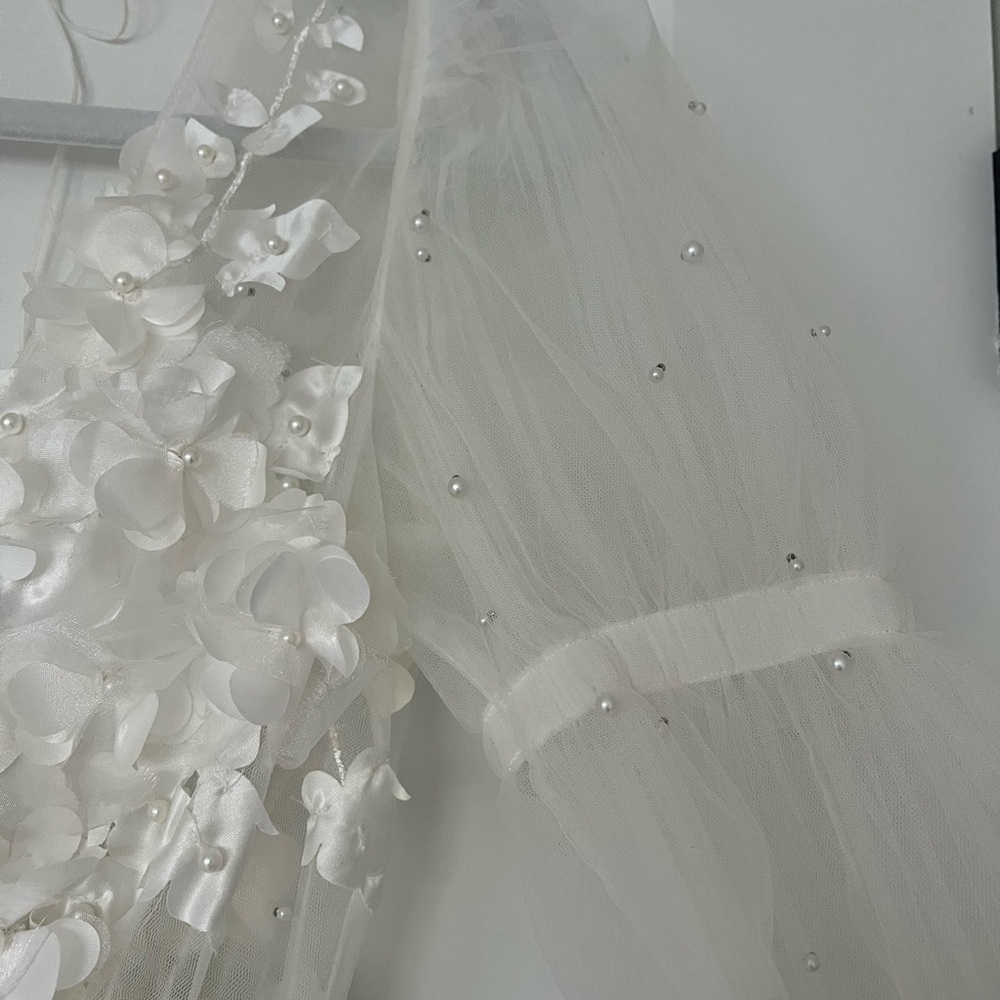 Bridal Short Puff Dress - Picture 6 of 8